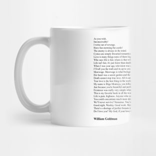 William Goldman Quotes Mug